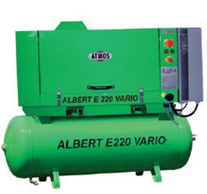 Винтовой компрессор Atmos Albert E 220 Vario с ресивером (900-3300 л/мин) ― Компрессоры и компрессорное оборудование