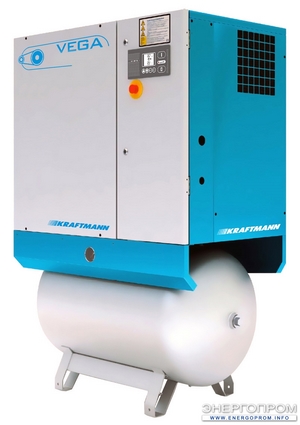 Винтовой компрессор Kraftmann VEGA 7 R 270 (13 бар) (870 л/мин) ― Компрессоры и компрессорное оборудование