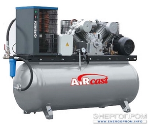 Поршневой компрессор AirCast СБ4/Ф-500.LT100Д (1400 л/мин) ― Компрессоры и компрессорное оборудование